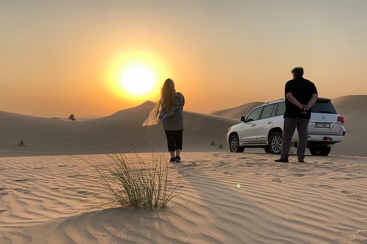Dubai Morning Desert Safari with 30-Minute Buggy — Dune Bashing & Sandboarding