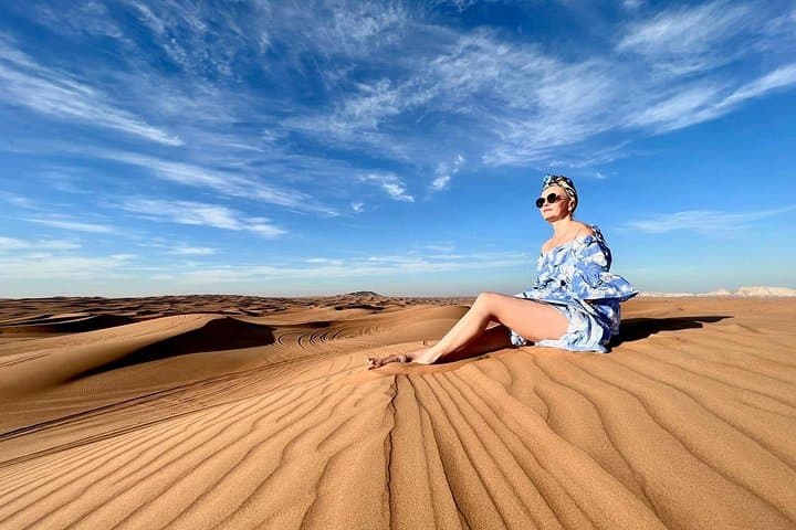 Dubai Morning Desert Safari with 30-Minute Buggy — Dune Bashing & Sandboarding photo 2