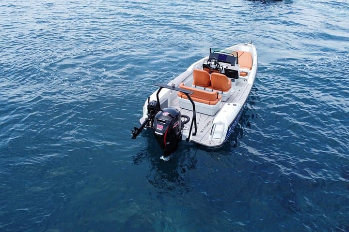 Half-Day Saxdor Boat Rental in Santorini — Speed, Snorkel & Caldera Views photo 3