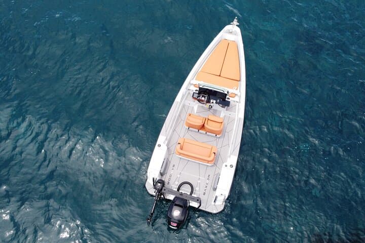 Half-Day Saxdor Boat Rental in Santorini — Speed, Snorkel & Caldera Views photo 2