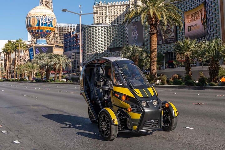 Las Vegas GoCar Talking Tour: 3-Hour Open-Air Strip & Downtown Experience