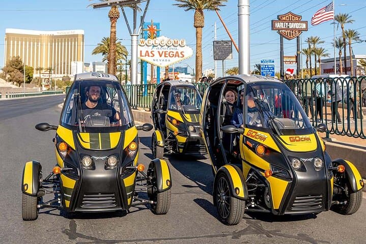 Las Vegas GoCar Talking Tour: 3-Hour Open-Air Strip & Downtown Experience photo 2