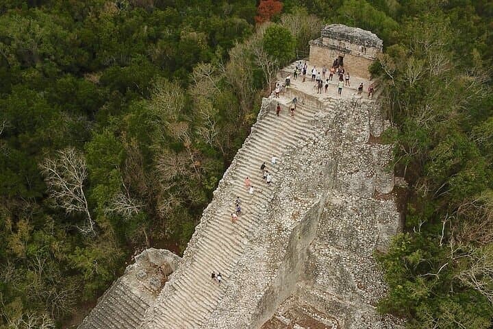 Coba Ruins and Cenote Swim Tour from Tulum: Bike, Climb & Cenote Swim photo 2