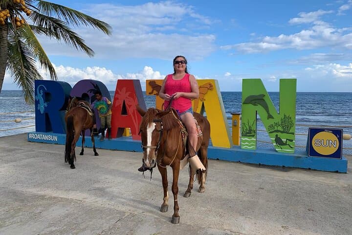 Roatán Sloth and Horseback Riding Adventure: Jungle Trails to Ocean Views photo 2