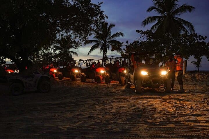 Half-Day Nightfall Buggy Tour & Cenote Swim in Punta Cana — Taino Village and Carnival photo 4