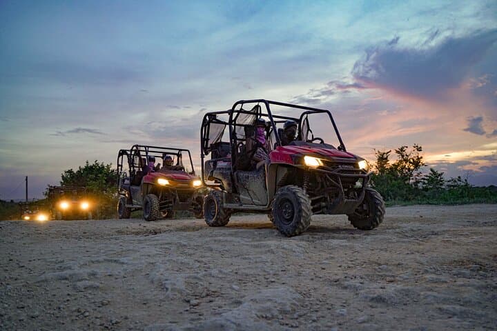 Half-Day Nightfall Buggy Tour & Cenote Swim in Punta Cana — Taino Village and Carnival