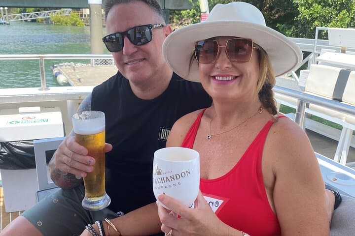Morning Champagne River Cruise Mooloolaba — Luxury Sunshine Coast Boat Charter photo 2