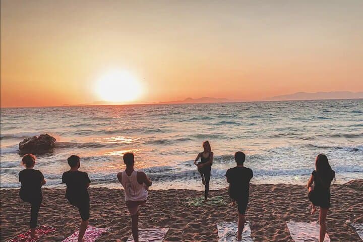 Private Sunrise & Sunset Beach Yoga on the Athenian Riviera photo 6