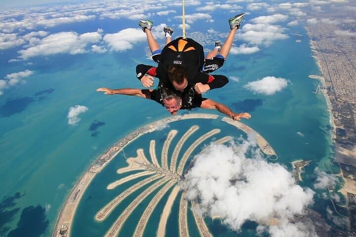 Tandem Skydive Over Palm Jumeirah: Dubai's Ultimate Aerial Thrill