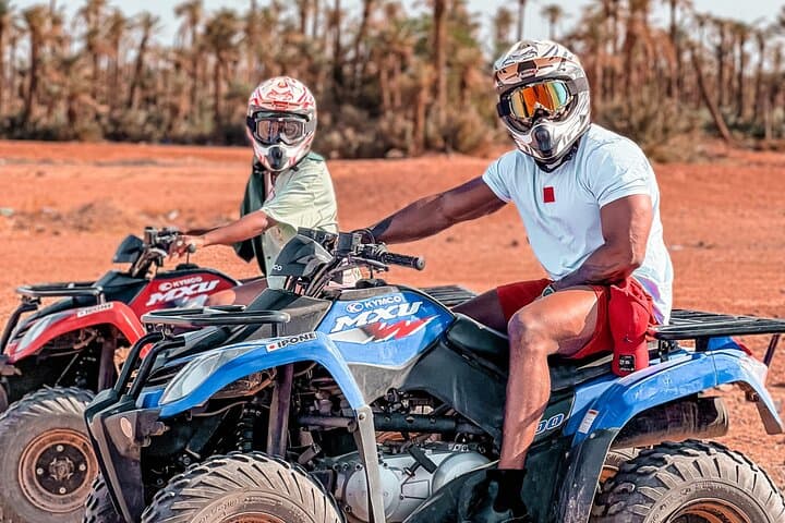 Sunset Quad Bike Adventure in Marrakech's Palmeraie