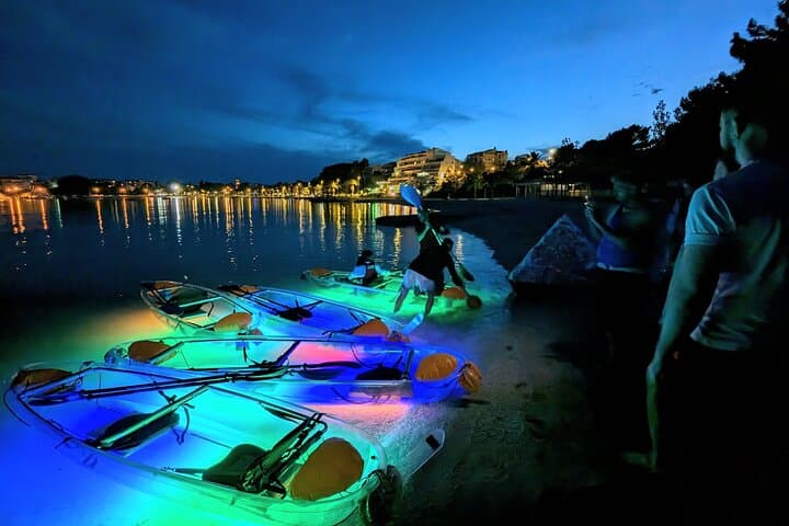 Transparent Kayak Glow Tour in Split — Night Kayaking on Žrnovnica River photo 2