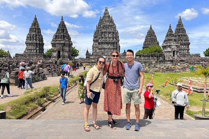 Prambanan to Borobudur: Active Village Bike Tour with Temple Visits photo 1