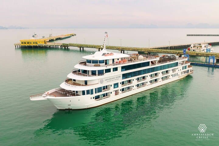 Ambassador Day Cruise: Luxury Full-Day Halong Bay Cruise to Sung Sot Cave & Titov Island photo 2