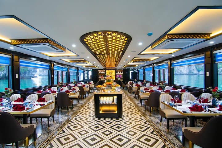 Halong Bay Luxury Day Cruise: La Casta's Sung Sot, Luon Kayaking & Ti Top Beach photo 2