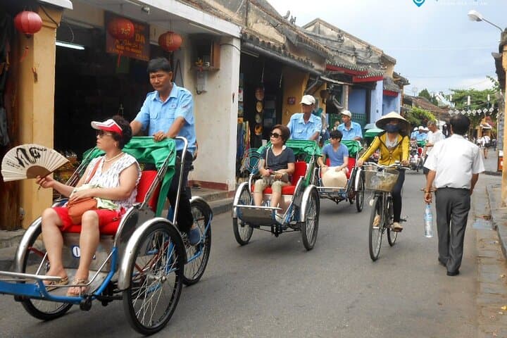 Hoi An Rickshaw & Craft Tour: Carpentry, Ceramics, Lantern Cruise and Local Eats photo 2