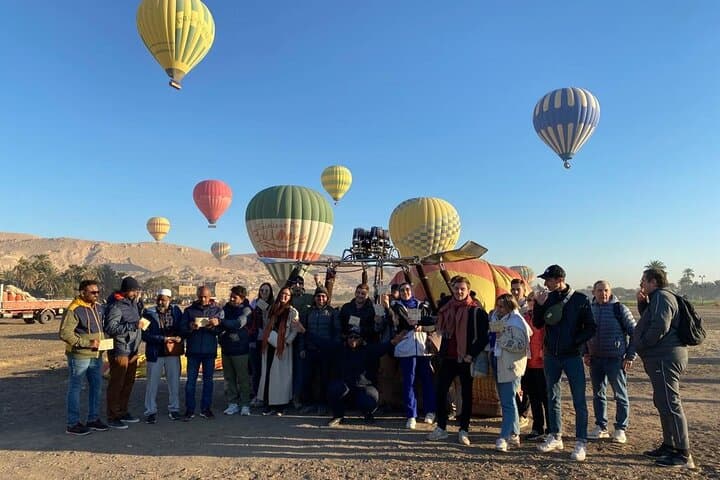 Sunrise Hot Air Balloon Over Luxor Temples & Nile photo 2
