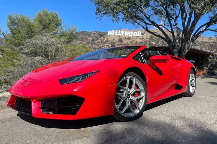 Lamborghini Huracan Spyder Driving Tour to Hollywood Sign — 50-Minute Experience photo 4