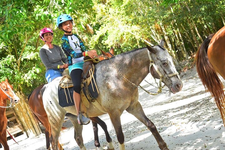 Jungle Combo Near Cancun: Horseback, ATV, Cenote Swim & Ziplines photo 3