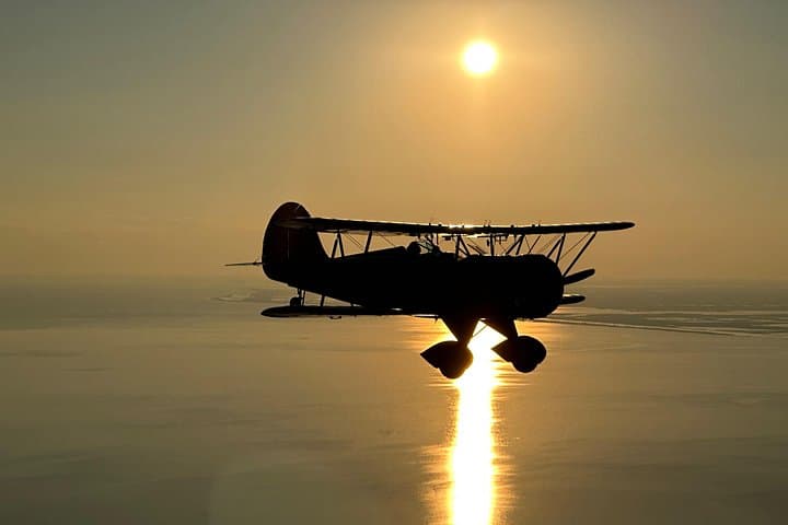 Open-Cockpit Biplane Tour Over Galveston Island: Scenic Waco Flight photo 2