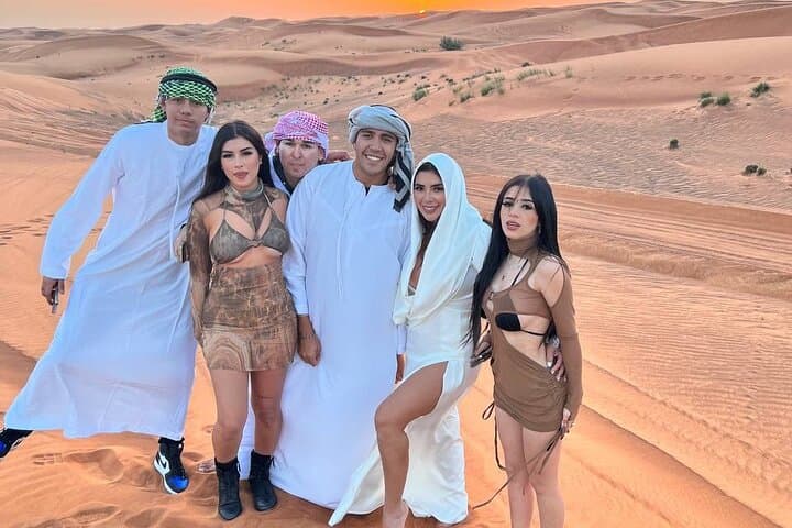 Private Morning Red-Dune Safari in Lahbab — Camel Ride, Sandboarding & Dune Bashing