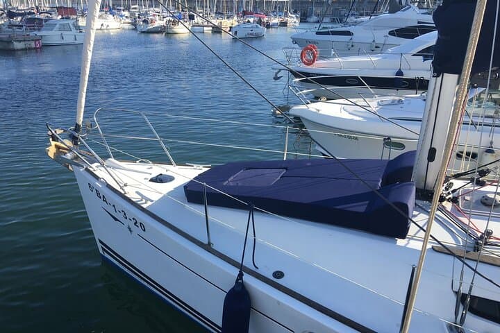 Sail Barcelona's Coast: 1-Hour Private Boat Trip with Cava photo 4