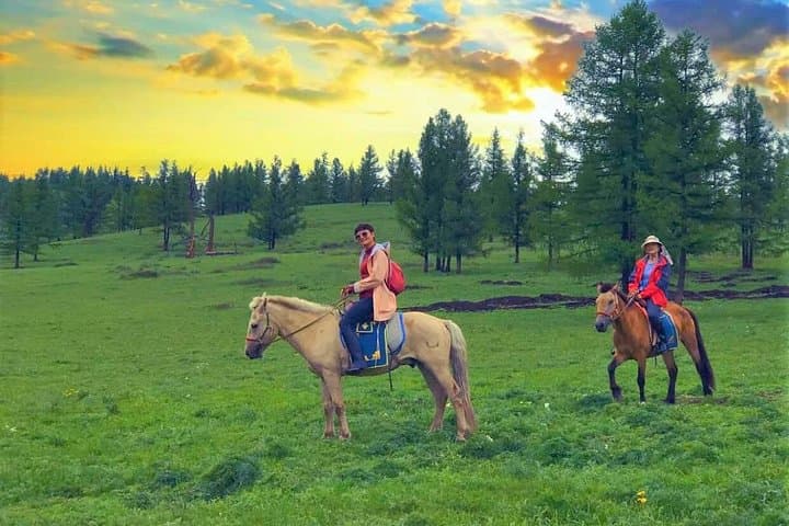 Horse Trekking to Khagiin Khar Lake — 4-Day Mongolia Taiga Camping Adventure