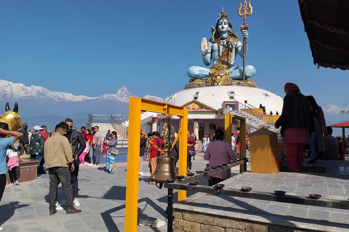Pokhara Shiva Idol and World Peace Stupa Tour: Scenic Drive to Shanti Stupa and Pumdikot photo 3