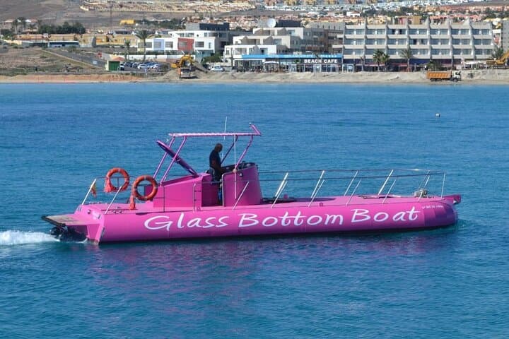 Glass-Bottom Boat Cruise in Puerto Castillo — Submarine-Style Marine Viewing in Fuerteventura