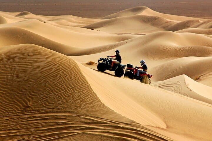 Sunset Desert Safari & Quad Bike Adventure with VIP Dinner in Dubai