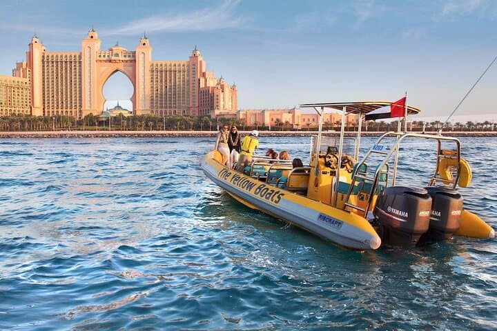 High-Speed Yellow Boat Tour of Dubai Marina & Palm Jumeirah photo 1