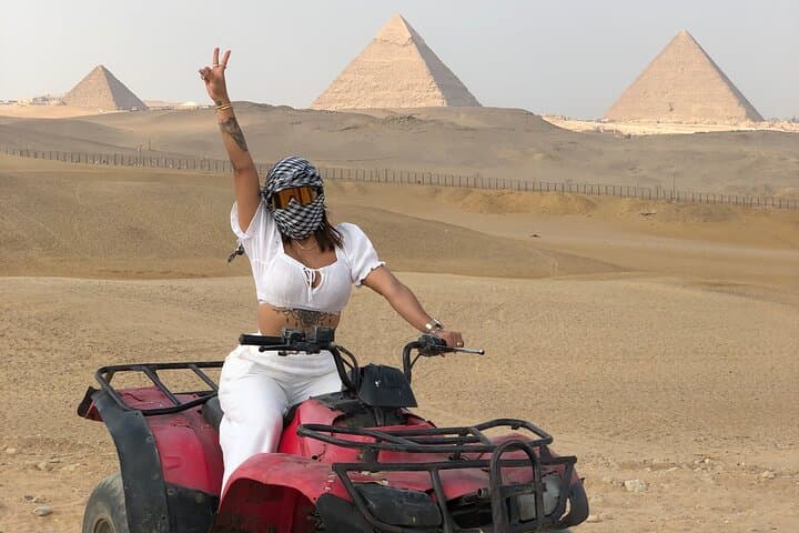 ATV Adventure at the Giza Pyramids: Quad Biking on the Sahara Edge photo 1