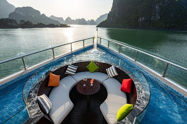 JadeSails Luxury Day Cruise in Ha Long & Lan Ha Bay — Kayak, Swim & Sunset Party photo 4