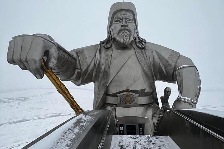Genghis-Khan-Statue-and-Terelj-National-Park-Private-Jeep-Day-Trip-from-Ulaanbaatar photo 2