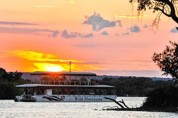 Zambezi Sunset Cruise at Victoria Falls: Evening Wildlife & Sundowner Boat Tour photo 2