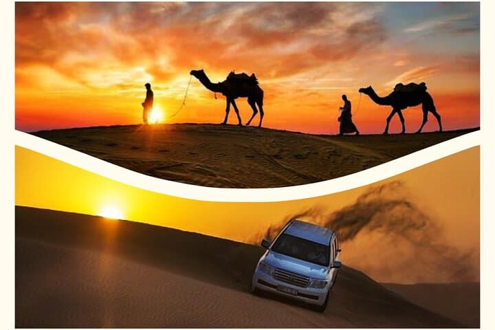 Qatar Sunset Desert Safari — Dune Bashing, Camel Rides & Inland Sea Views photo 2