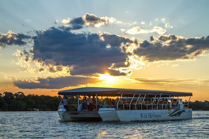 Zambezi Sunset Cruise at Victoria Falls: Evening Wildlife & Sundowner Boat Tour photo 5