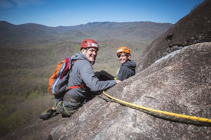 Half-Day Multi-Pitch Climbing in Western North Carolina's Pisgah Forest