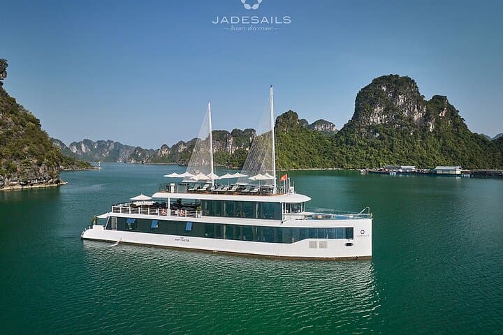 Halong & Lan Ha Day Cruise: Jade Sails VIP Experience from Hanoi