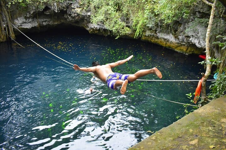 Cancun ATV Jungle, Zipline & Cenote Combo with Nightclub and Airport Lounge photo 5