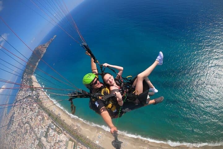 Tandem Paragliding in Alanya: 700m Cliff Flights Over the Mediterranean