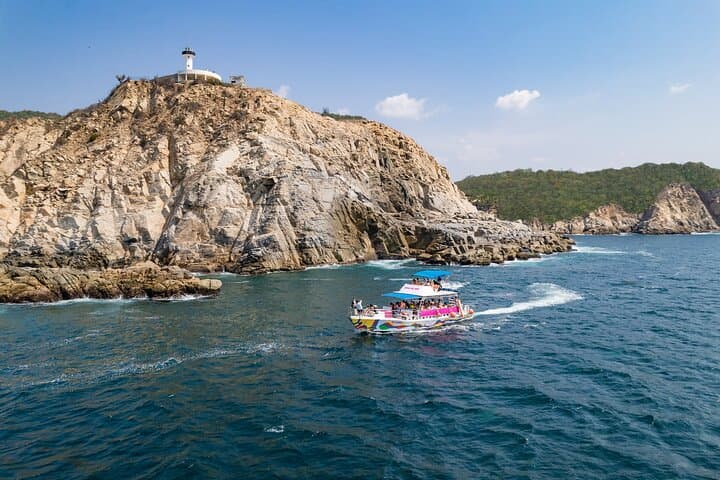 Explore Seven Bays: Full-Day Huatulco Boat Tour with Snorkeling and Seafood photo 6