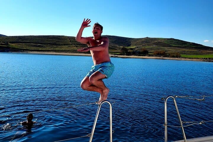 Private Mykonos Southern Beach Hopping Sailing Cruise with Lunch