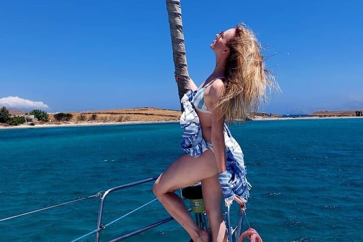 Private Mykonos Southern Beach Hopping Sailing Cruise with Lunch photo 5
