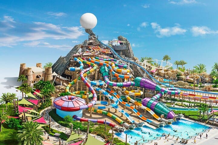 Yas Waterworld Abu Dhabi: Full-Day Waterpark with Private Transfer & Lunch
