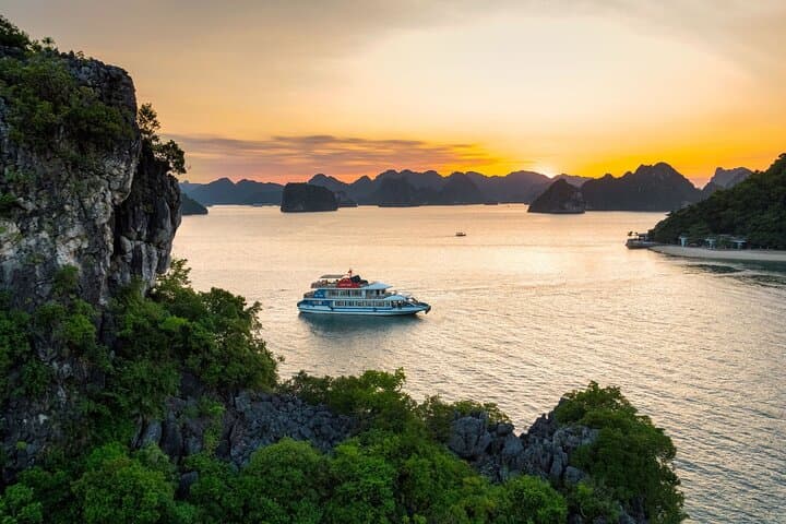 Ha Long Bay Day Tour: Kayak, Titov Island & Sung Sot Cave from Tuan Chau photo 6