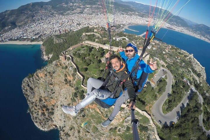 Tandem Paragliding in Alanya: 700m Cliff Flights Over the Mediterranean photo 6