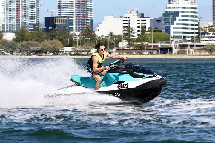 Jet Ski Safari to South Stradbroke Island — 1.5 Hour Adventure from Gold Coast