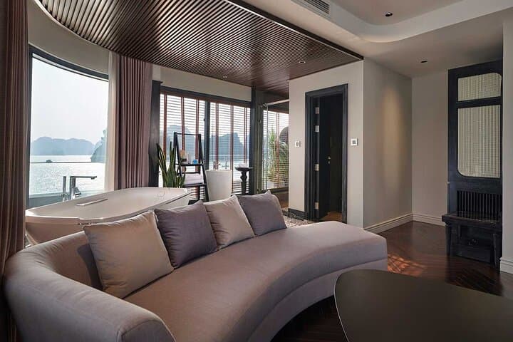 Terrace-Suite Luxury Overnight Cruise in Halong Bay — 2-Day Halong & Lan Ha Bay Escape photo 6