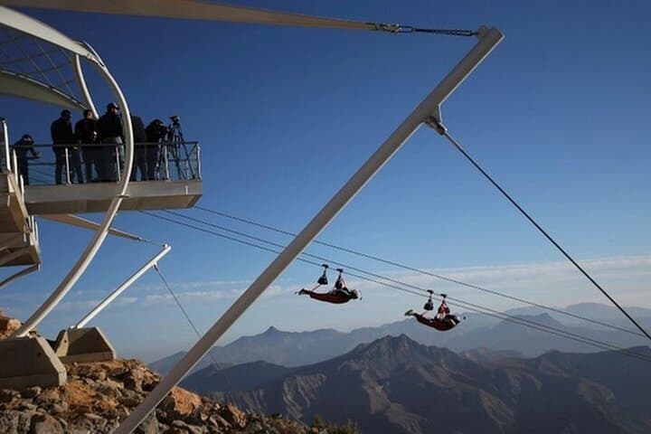 Jebel Jais World's Longest Zipline: 2.83 km Flight from Dubai photo 3