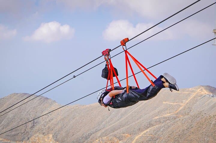 Jebel Jais World's Longest Zipline: 2.83 km Flight from Dubai photo 4